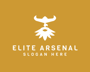 Arsenal - Viking Warrior Man logo design