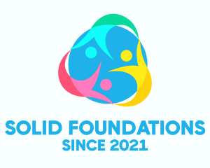 Children - Global Care Foundation logo design