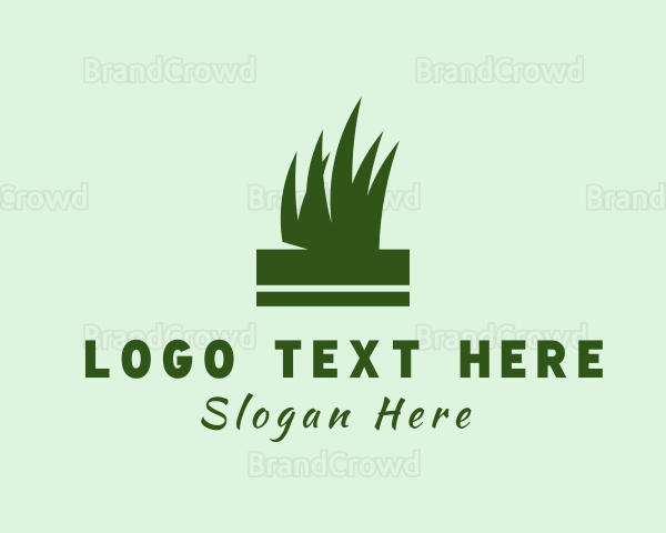 Lawn Soil Grass Logo