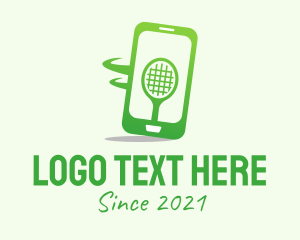 Athletics - Tennis Mobile App logo design