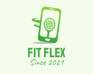 Fitness - Tennis Mobile App logo design