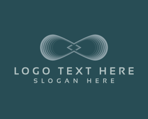 Coding - Infinity Echo Loop Technology logo design
