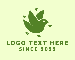 Peace - Bird Nature Reserve logo design