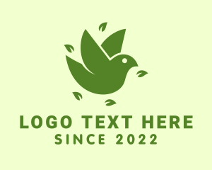 Dove - Bird Nature Reserve logo design