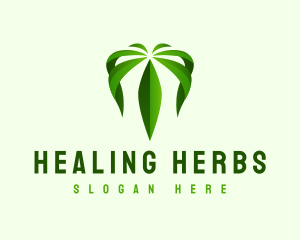 Medicinal - Natural Weed Medicine logo design