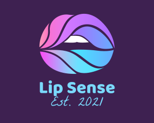 Colorful Lips Cosmetics  logo design