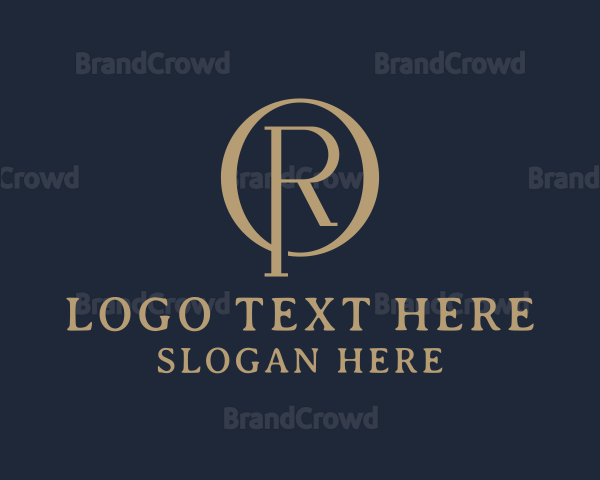 Luxury Stylish Studio Letter R Logo