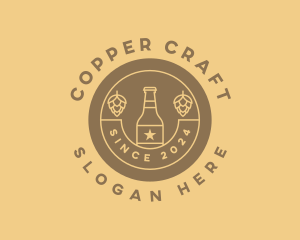 Craft Beer Brewing logo design