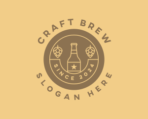 Ale - Craft Beer Brewing logo design
