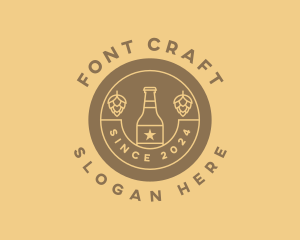 Craft Beer Brewing logo design