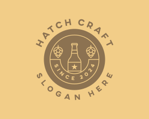 Craft Beer Brewing logo design