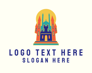 Toy Store - Castle Toy Store Inflatable logo design