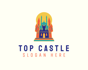 Castle Toy Inflatable logo design