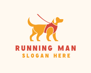 Puppy Dog Walking Logo