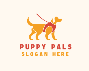 Puppy Dog Walking logo design