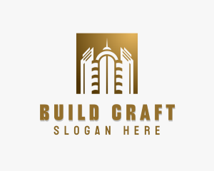 Skyscraper Tower Building logo design