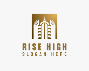 Skyscraper Tower Building logo design