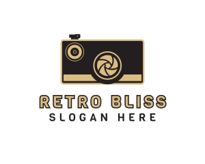 Nostalgia - Retro Photography Camera logo design