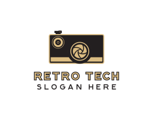 Retro Photography Camera logo design