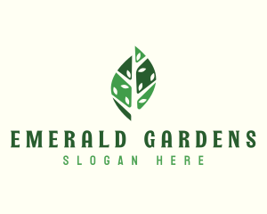 Natural Tree Leaf logo design