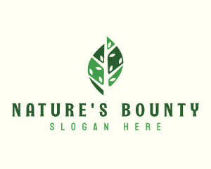 Natural Tree Leaf logo design