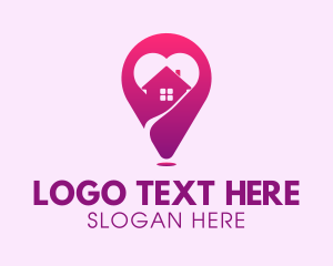 Love Home Locator logo design