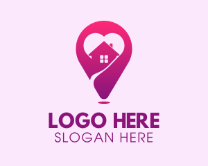 Village - Love Home Locator logo design