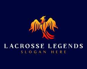 Phoenix Flame Bird logo design