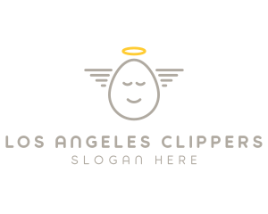 Angelic Egg Outline  logo design