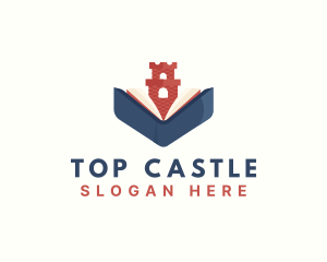 Book Castle Kindergarten logo design