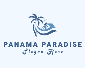 Beach Island House logo design