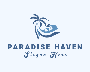 Beach Island House logo design