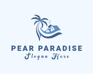 Beach Island House logo design