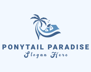 Beach Island House logo design