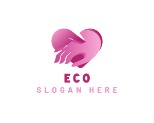 Social Worker - Heart Caregiver Charity logo design