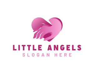 Social Worker - Heart Caregiver Charity logo design