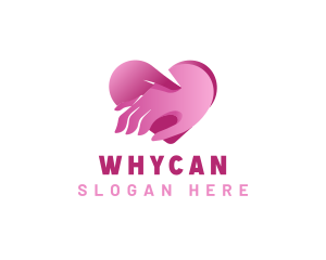 Social Worker - Heart Caregiver Charity logo design