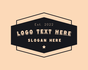 Old School - Hexagon Apparel Boutique logo design