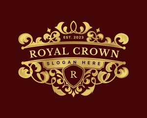 Royal Decorative Crown logo design