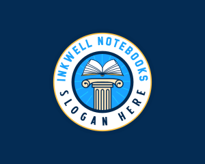 Notebook - Learning Book Academy logo design