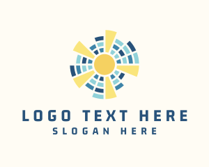 Solar Energy Power logo design