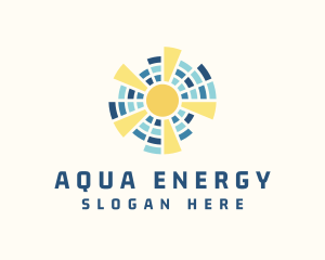 Solar Energy Power logo design