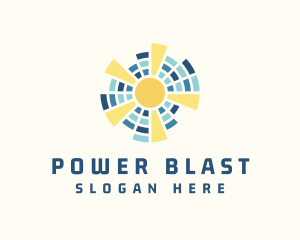 Solar Energy Power logo design