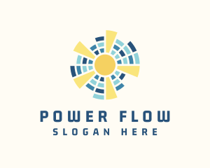 Solar Energy Power logo design