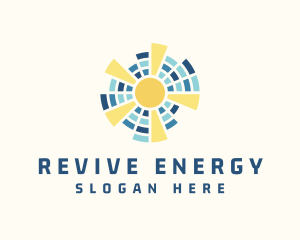 Solar Energy Power logo design