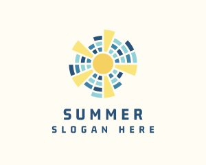 Solar Energy Power logo design