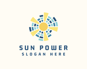 Solar Energy Power logo design