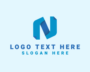 Letter N - Tech Software Letter N logo design