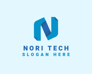 Tech Software Letter N logo design