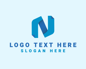 Technology - Tech Software Letter N logo design